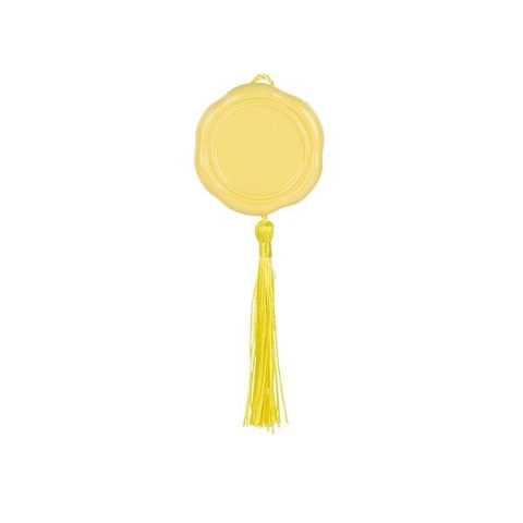 CERALACCA GIALLA CON NAPPINA ADESIVO D4.5 H12